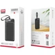 Power Bank XO PR157 PD20W+QC22.5W 40000mAh 3USB/Type-C/micro-USB/Lightning для пристроїв Чорний - изображение 2