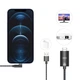 Перехідник XO GB008 2K 60HZ Lightning - HDMI USB-power 1.8М Чорний - зображення 4