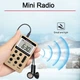 Кишеньковий міні-радіоприймач RETEKESS з акумулятором та навушниками Радіо FM AM LED-дисплей Gold - зображення 13