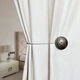 Магнитный подхват для штор Металлик Combs круглый Графит Adagio Windows Decor, шторные аксессуары и держатели - изображение 1