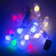 Светодиодная праздничная комнатная гирлянда штора бахрома лампочки 20 LED светодиодов 4.95 м (475455-Prob) Мультицветная - изображение 2