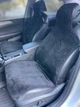 Накидка чехол в автомобиль, авто-чехол на овчине зимний, Черный (12337022) - изображение 7