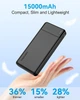 Повербанк Power Bank AsperX 15000mAh 22,5W Black - зображення 4