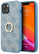 Панель Guess with Ring Stand для Apple iPhone 13 mini Blue (3666339024031) - зображення 1