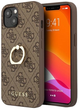 Панель Guess with Ring Stand для Apple iPhone 13 mini Brown (3666339023959) - зображення 1