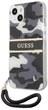 Etui plecki Guess Camo Strap Collection do Apple iPhone 13 mini Black (3666339023119) - obraz 1