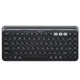 Клавіатура 2E 2E-KS250WBK WL BT бездротова USB 2.0 Black - зображення 1