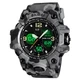 Часы наручные мужские с подсветкой Skmei 1155BCMGY gray camouflage - изображение 6