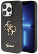 Панель Guess Glitter Script Big 4G для Apple iPhone 14 Pro Black (3666339147341) - зображення 1