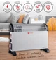 Конвектор электрический Mesko MS 7741 White напольный обогреватель на 2 кВт для дома дачи и офиса с терморегулятором 3 режима с таймером и турбо режимом - изображение 7