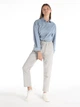 Брюки вельветовые женские Colin's CL1065841LGR S Light Grey (8683197892867) - изображение 3