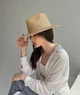 Шляпа летняя женская соломенная D.Hats цвет бежевый - изображение 2