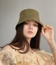 Женская летняя панама с опущенными полями D.Hats цвет хаки - изображение 3