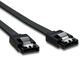 Kabel Qoltec SATA III - SATA III 0.5 m czarny (5901878505824) - obraz 1