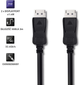 Kabel Qoltec DisplayPort v1.4 - DisplayPort v1.4 8K 3 m czarny (5901878505886) - obraz 2