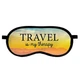 Маска для сну Travel is my therapy (MDS_20F008) - зображення 1