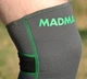 Наколенник MadMax MFA-294 Zahoprene Knee Support Dark Grey/Green (1шт.) L - изображение 6