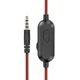 Наушники hoco w103 magic tour gaming headphones red - изображение 1