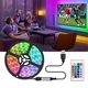 Світлодіодна стрічка SMD 5050 RGB LED 5 м IP65 з bluetooth контролем. підключення 220V - зображення 4