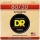 Струни для акустичної гітари DR STRINGS HI-BEAM ACOUSTIC 80/20 BRONZE - MEDIUM (13-56) - зображення 1