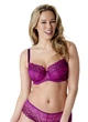 Бюстгальтер Gossard Swirl 17805 м'який балконет на кісточках мережевний 75D Raspberry (5053014962753) - зображення 1