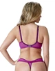 Бюстгальтер Gossard Swirl 17801 формований з знімним рush-up мережевний 75B Raspberry (5053014961954) - изображение 4