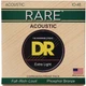 Струни для акустичної гітари DR STRINGS RARE ACOUSTIC PHOSPHOR BRONZE - EXTRA LIGHT (10-48) - зображення 1