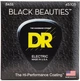 Струны для бас-гитары DR STRINGS BLACK BEAUTIES BASS - MEDIUM (45-105) - изображение 1