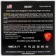 Струни для акустичної гітари DR STRINGS NEON MULTI-COLOR ACOUSTIC - CUSTOM LIGHT (11-50) - зображення 3