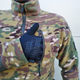 Толстовка флисовая Armoline 1/4 Zip TRAVEL DEFENCE Multicam. M - изображение 3