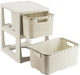 Комод-органайзер BRQ Rattan на 2 ящика мини Белый (5901098172714) - изображение 4