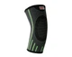 Компрессионный налокотник MadMax MFA-283 3D Compressive elbow support Dark grey/Neon green (1шт.) L - изображение 1