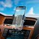 Держатель HOCO vertical and horizontal air outlet gravity car holder CA103 черный - изображение 7