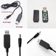 Кабель з перетворювачем USB 5V - DC 5.5-2.1/12V для роутера, відеокамери - зображення 4