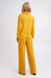 Женский спортивный костюм гольф + брюки клеш Подіум 28225-MUSTARD S Горчичный - изображение 2