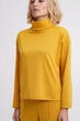 Женский спортивный костюм гольф + брюки клеш Подіум 28225-MUSTARD S Горчичный - изображение 4