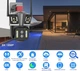 Уличная WiFi IP камера ZA-839-4-W черная 16Мп 4 объектива Zoom 10x - изображение 3