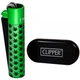 Запальничка Clipper Metal Mini Leaves Green(4544) - зображення 1