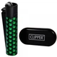 Запальничка Clipper Metal Mini Leaves Black(4543) - зображення 1