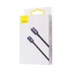 Кабель Type-C - Type-C Baseus Crystal Shine Series Fast Charging Data Cable 100W 1.2м черный (CAJY000601) - изображение 5