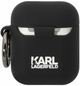 Чохол CG Mobile Karl Lagerfeld Silicone Choupette для AirPods 1 / 2 Black (3700740479094) - зображення 2