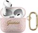 Чохол CG Mobile Guess 4G Script Metal Collection для AirPods 3 Pink (3666339009779) - зображення 1