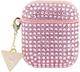 Чохол CG Mobile Guess Rhinestone Triangle Charm GUA2HDGTPP для AirPods 1 / 2 Pink (3666339120672) - зображення 1