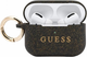 Etui CG Mobile Guess Silicone Glitter GUACAPSILGLBK do AirPods Pro Czarny (3700740472422) - obraz 1