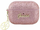 Чохол CG Mobile Guess Glitter Flake 4G Charm GUAP2GLGSHP для AirPods Pro 2 Pink (3666339110987) - зображення 1