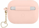 Чохол CG Mobile Guess Silicone Charm Heart Collection GUAPLSCHSP для AirPods Pro Pink (3666339039011) - зображення 3