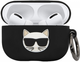 Etui CG Mobile Karl Lagerfeld Silicone Choupette KLACAPSILCHBK do Apple AirPods Pro Czarny (3700740479100) - obraz 1