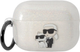 Etui CG Mobile Karl Lagerfeld Glitter Karl & Choupette KLAP2HNKCTGT do Apple AirPods Pro 2 Biały (3666339099336) - obraz 1