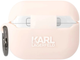 Чохол CG Mobile Karl Lagerfeld Silicone Karl Head 3D KLAPRUNIKP для AirPods Pro Pink (3666339087876) - зображення 2