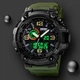 Часы наручные мужские с подсветкой Skmei 1520AG 56мм black/green - изображение 3